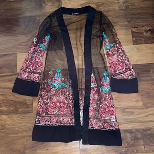 Embroidery Kimono